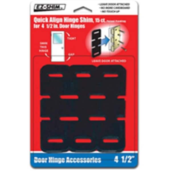 Ez Shim Incorporated Ez Shim Incorporated HS450BP 4.5 Hinge Shim Sheet Of 3; Black 3442274 - main